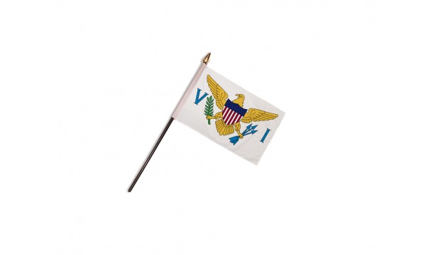 US Virgin Islands Hand Flags